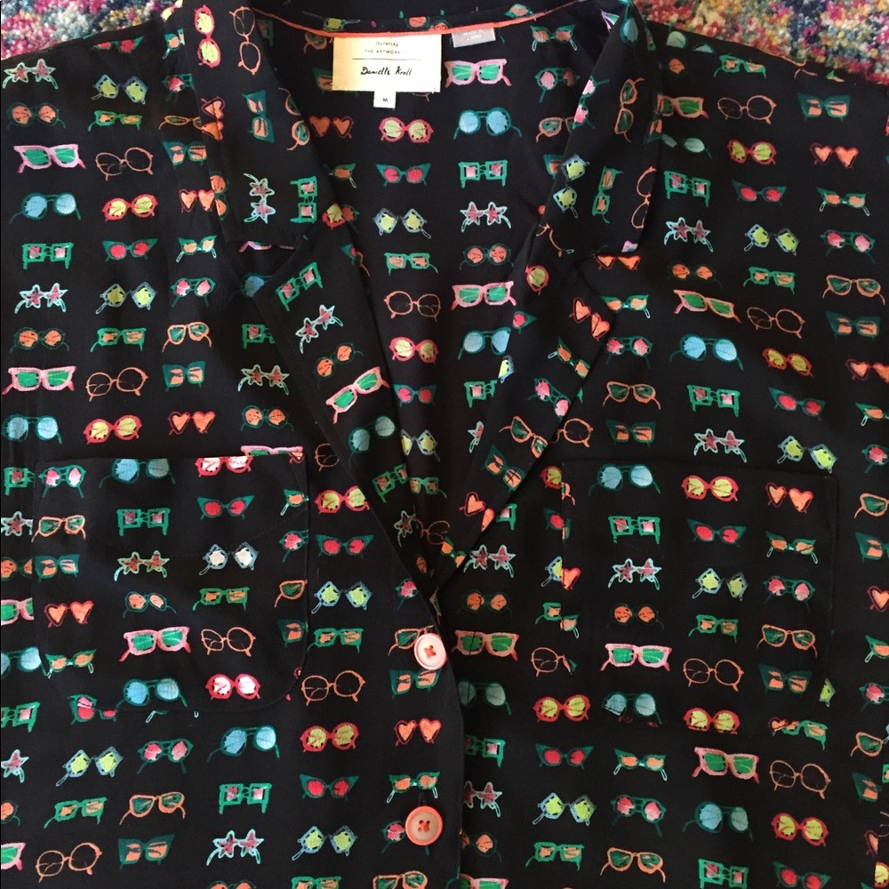 Silk Anthro Blouse