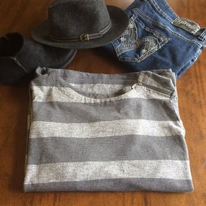 3x plus striped fall sweater