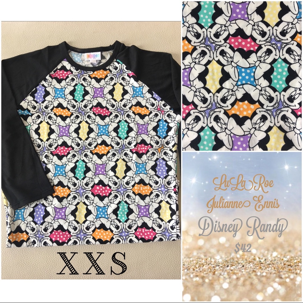 BNWT LULAROE DISNEY RANDY MINNIE MOUSE PRINT