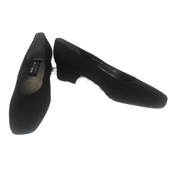 Stuart Weitzman Black Suede Marymid Pumps 7 1/2New - Picture 2 of 7