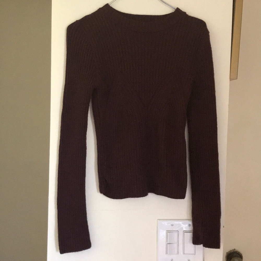 Kendall and Kylie Maroon Sweater size small