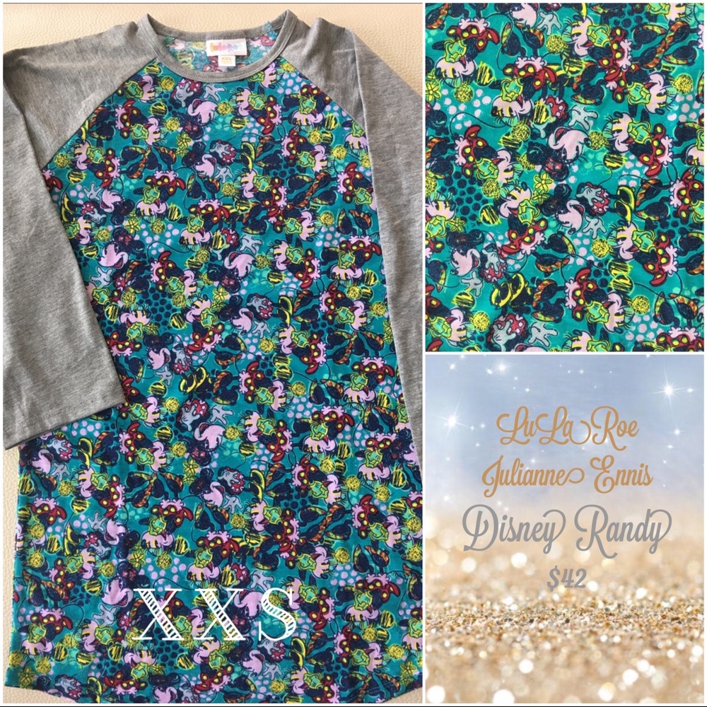 Lularoe Disney Randy Minnie Mouse Print