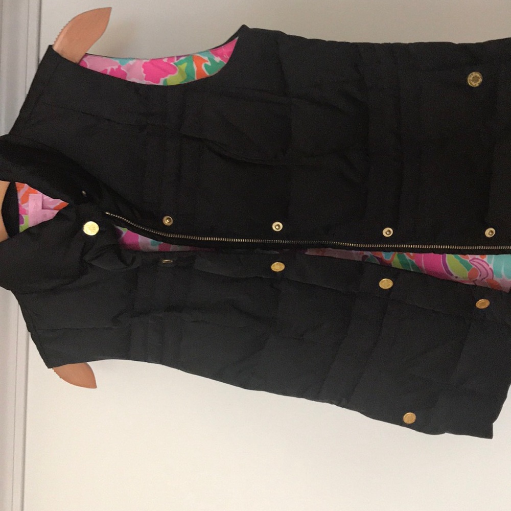 lilly pulitzer puffer vest