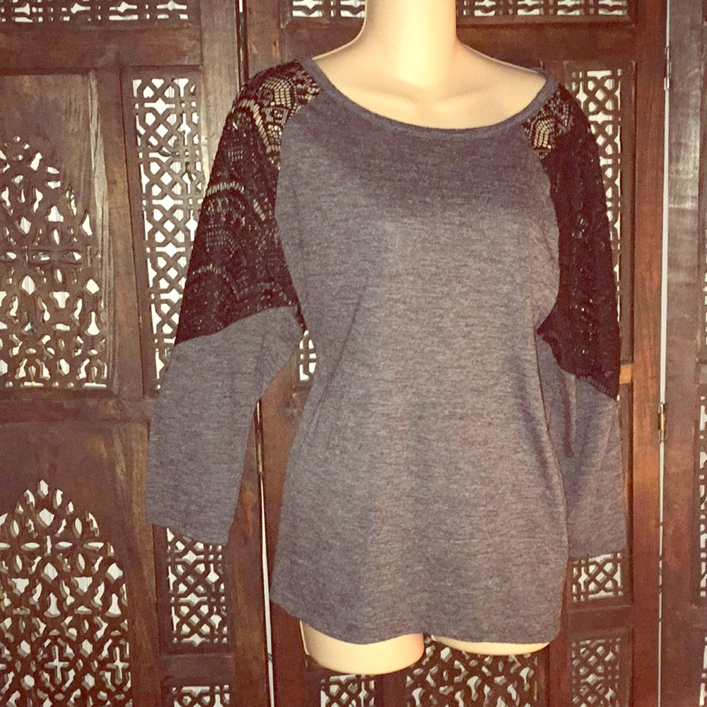 Crochet Sleeve Old Navy Top