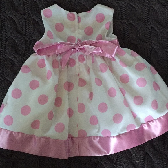 Pink polka dot dress - Picture 2 of 2