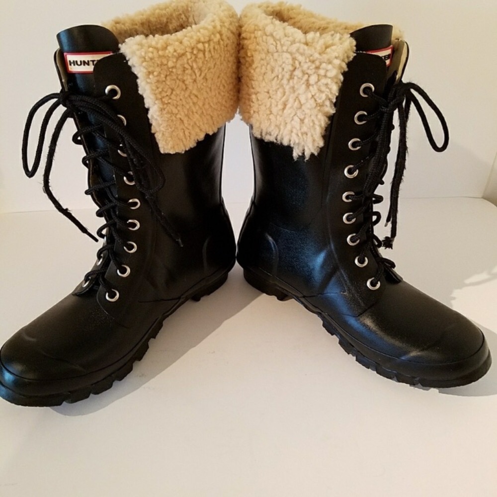 Hunter Adley Lace Up Boots - Picture 3 of 3