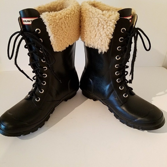 Hunter Adley Lace Up Boots - Picture 3 of 3