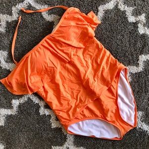 Pretty orange swim suit