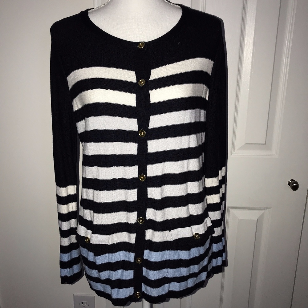Jones New York Signature Cardigan Sweater Medium