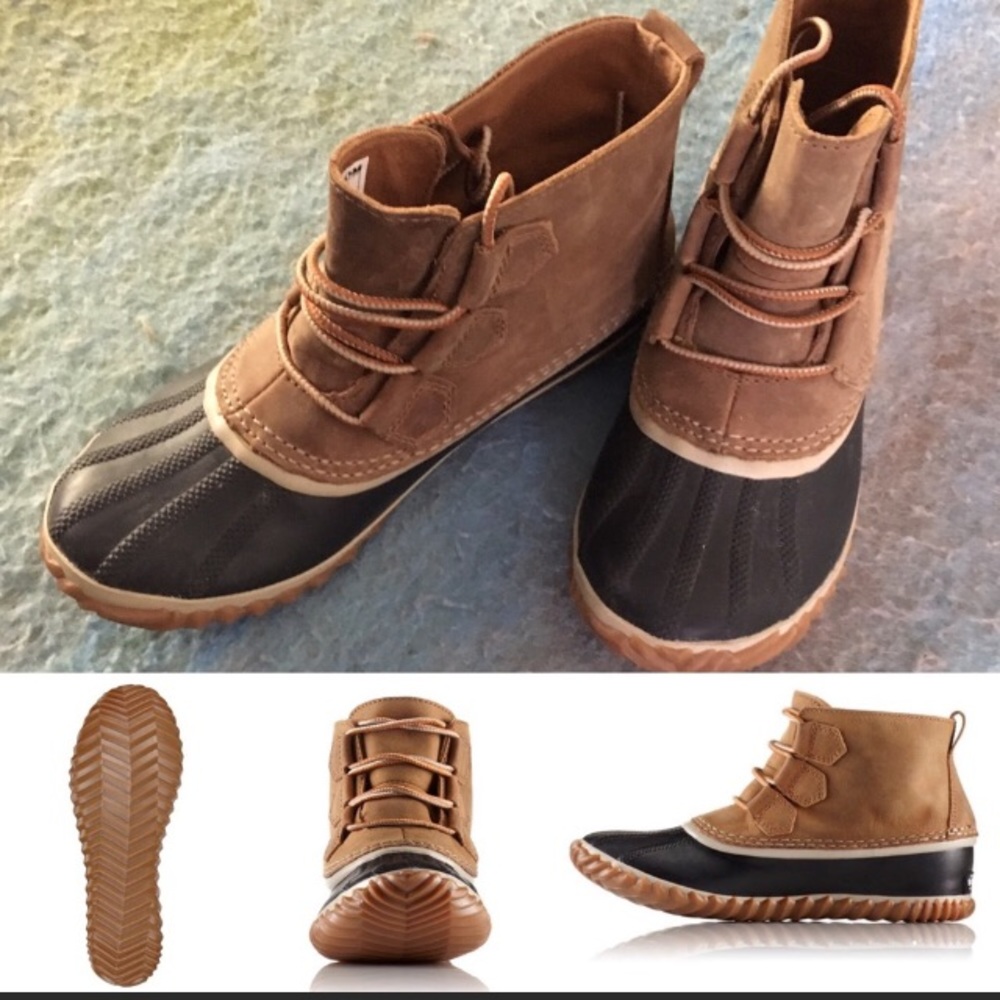 Sorel Out N About Leather Duck Boot