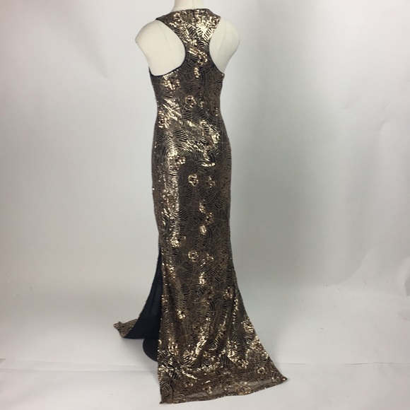 Ark & Co - Sequined Skull Pattern Gown - Picture 2 of 4