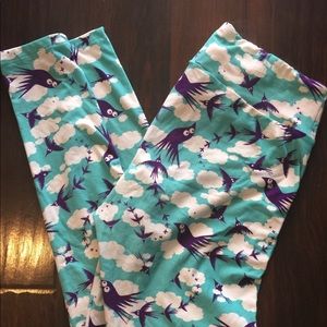 TC Lularoe Bird Leggings