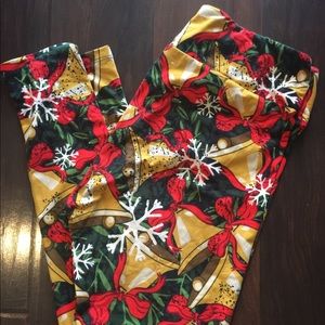 TC Lularoe Christmas Leggings
