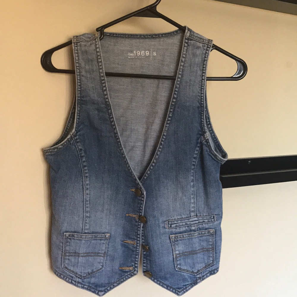 Gap denim vest