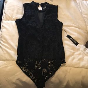 Lace body suit