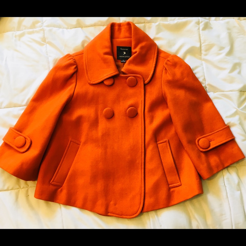 Women’s Forever 21 Pea Coat Trench Small