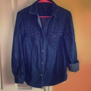 Banana Republic Women’s small denim button up