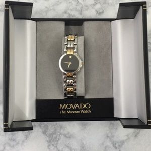 Movado women's two tone watch