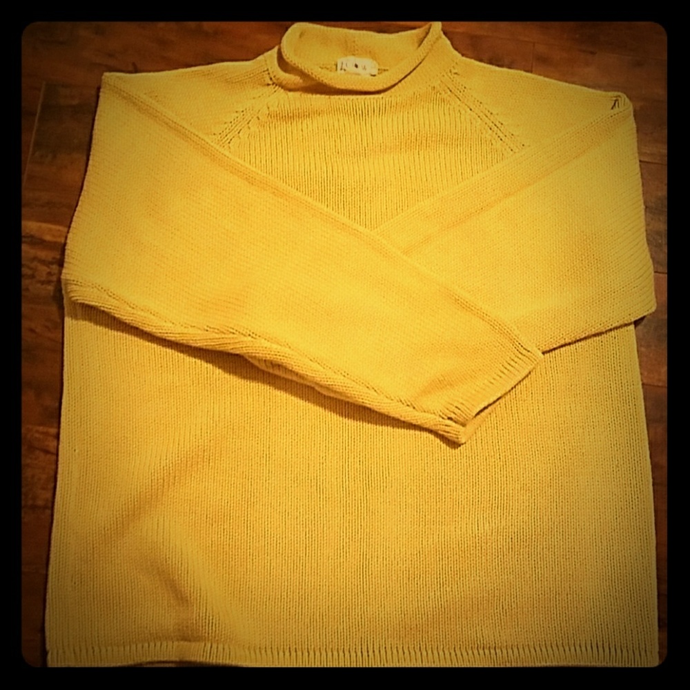 Vintage J Crew Cotton Roll Neck Sweater