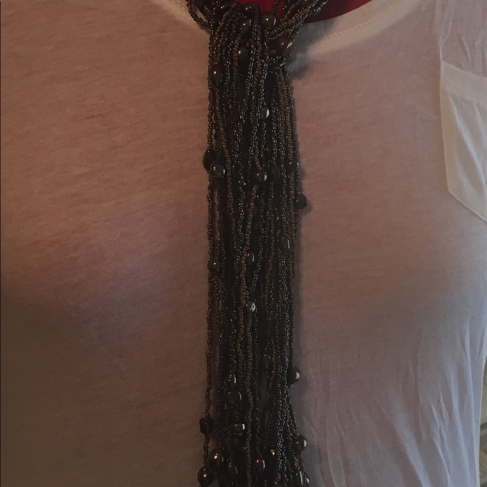 Beaded scarf