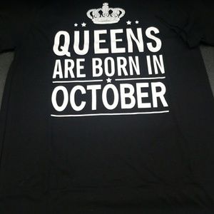 Queens are born birthday month tees for