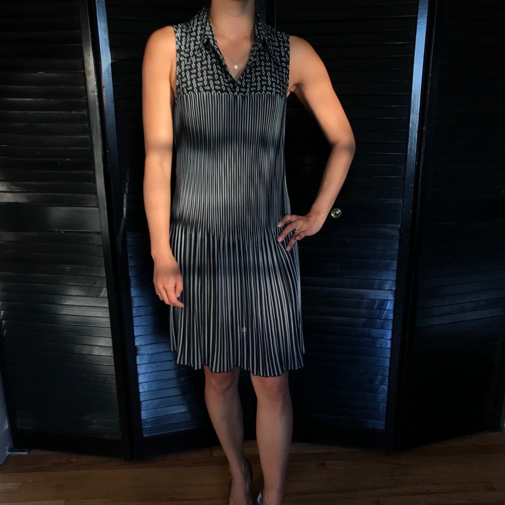 Vintage Vivienne Tam black and white dress