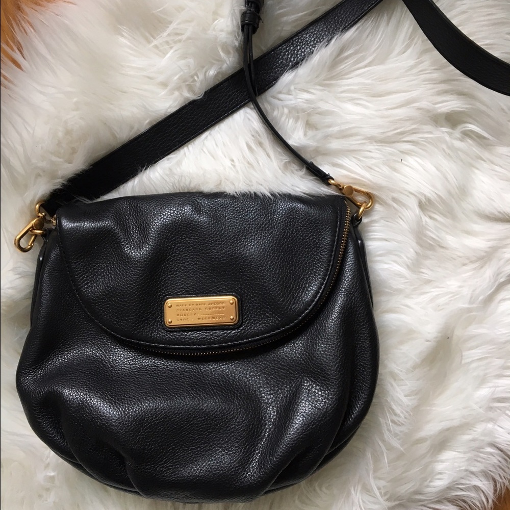 Marc by Marc Jacobs Natasha Black Leather Bag