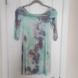Off the shoulder tied-dye top Dottie Couture S