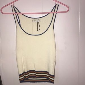 Zara cropped knit tank