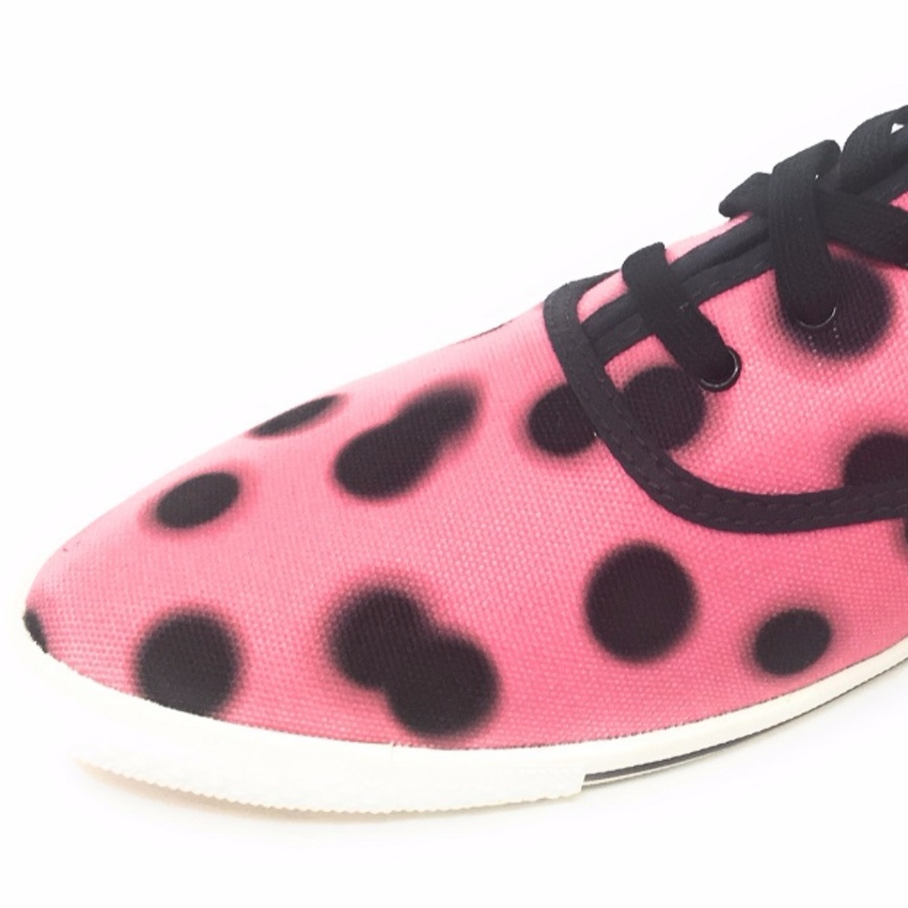 MBMJ Pink Canvas Polka Dot Low Top Tennis Shoes SIZE 10 NIB