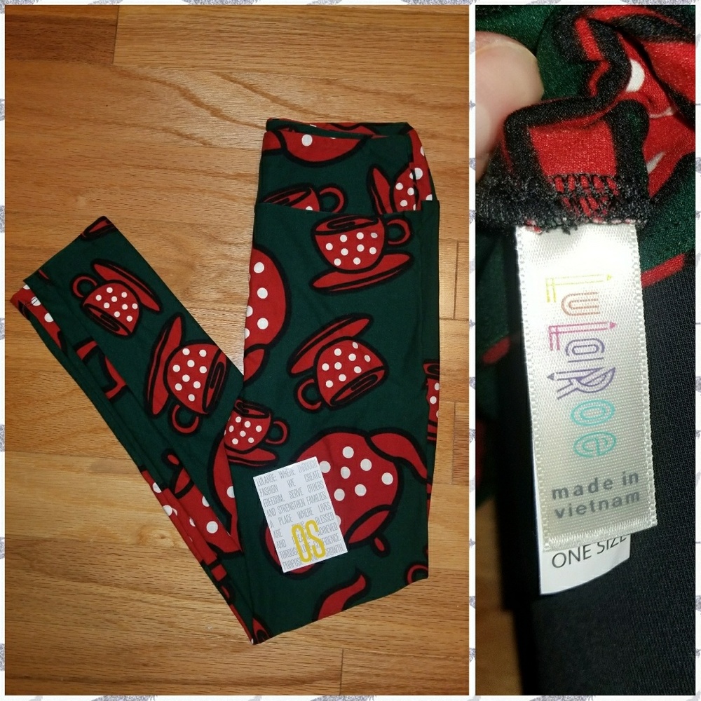 Lularoe Disney Minnie Mouse Teacup Leggings