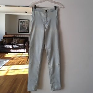 American apparel high waist easy jean. Light wash