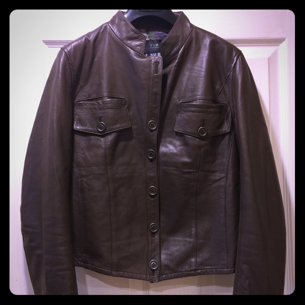 TIME - Leather Jacket (Premier Brand in Korea)