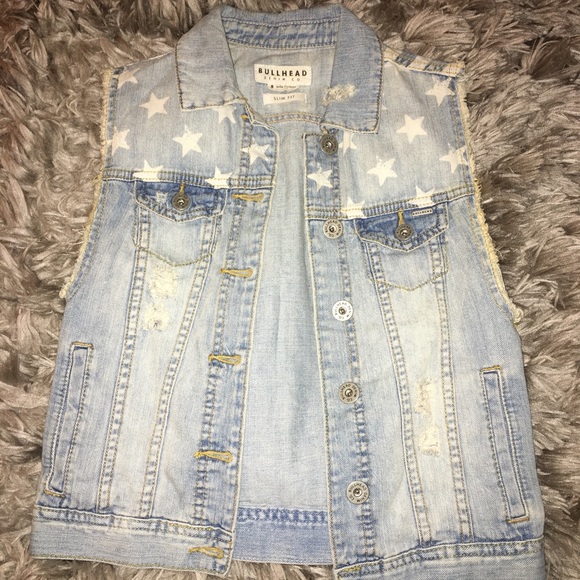 NWOT Bullhead Jean Vest - Picture 1 of 2
