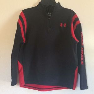 UNDER ARMOUR FLEECE 1/4 ZIP SIZE YS