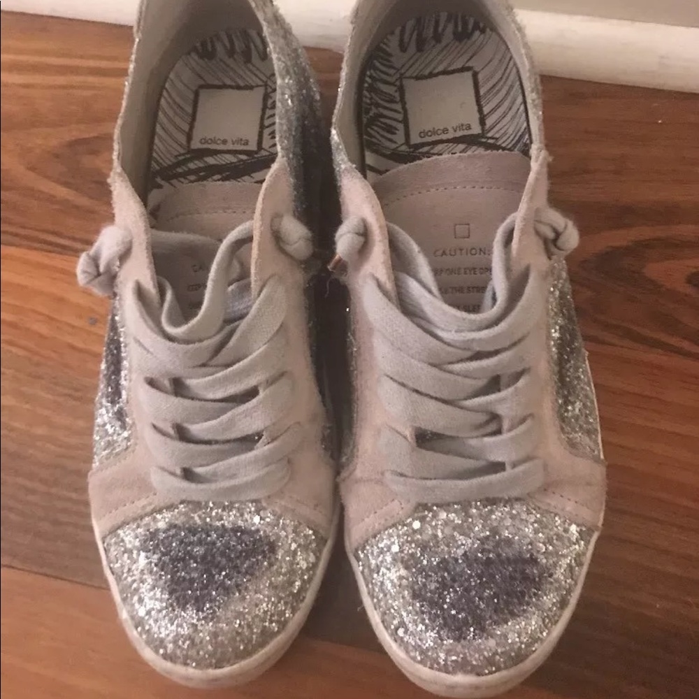 Dolce vita glitter z sneakers size 7