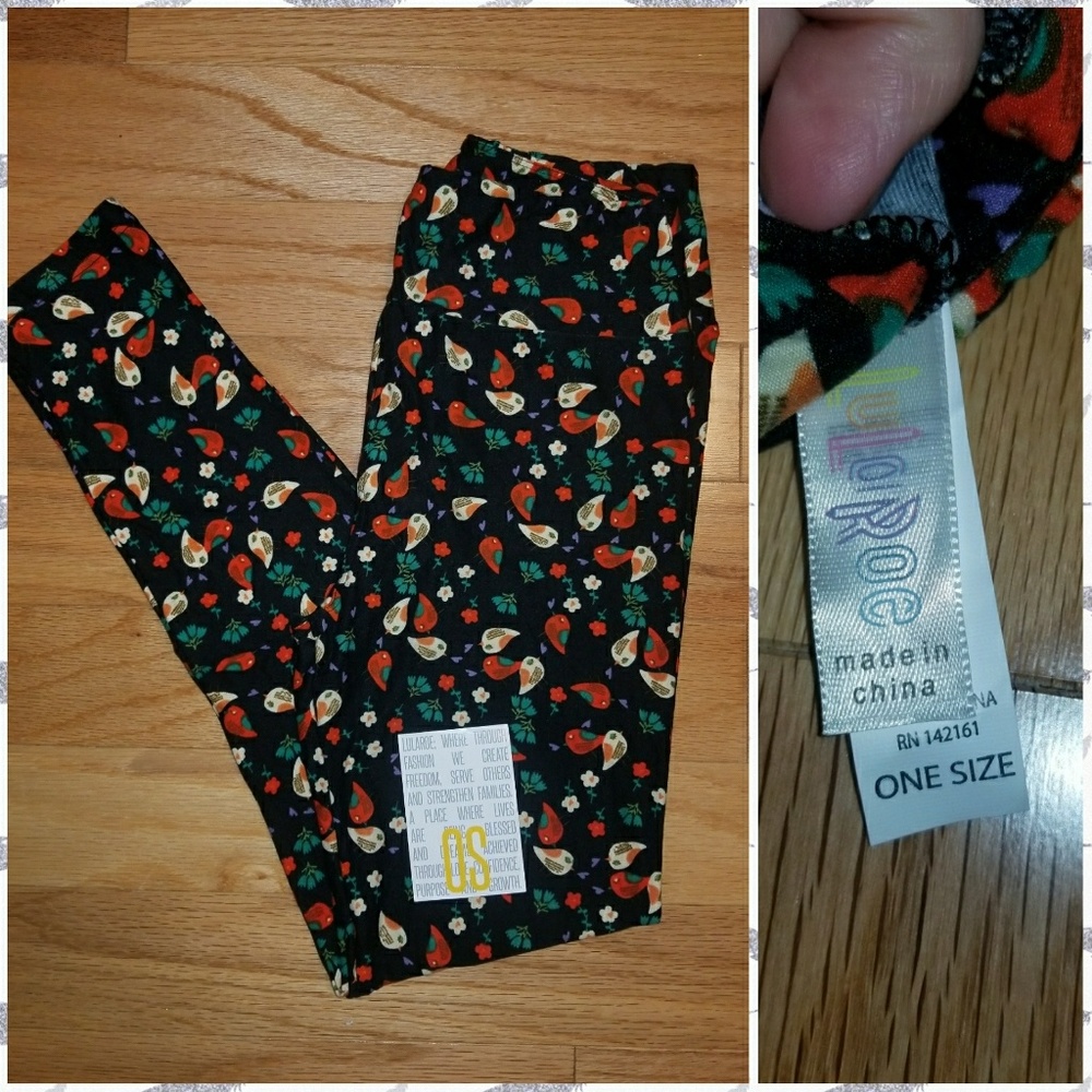 Lularoe Bird Leggings