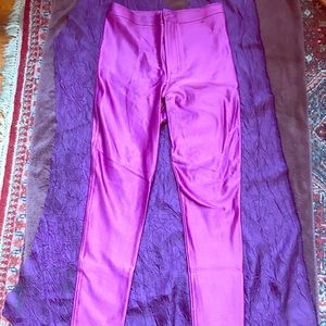 American Apparel magenta stretchy Disco Pants