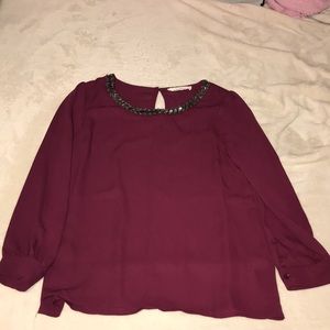 Red top! Long sleeve