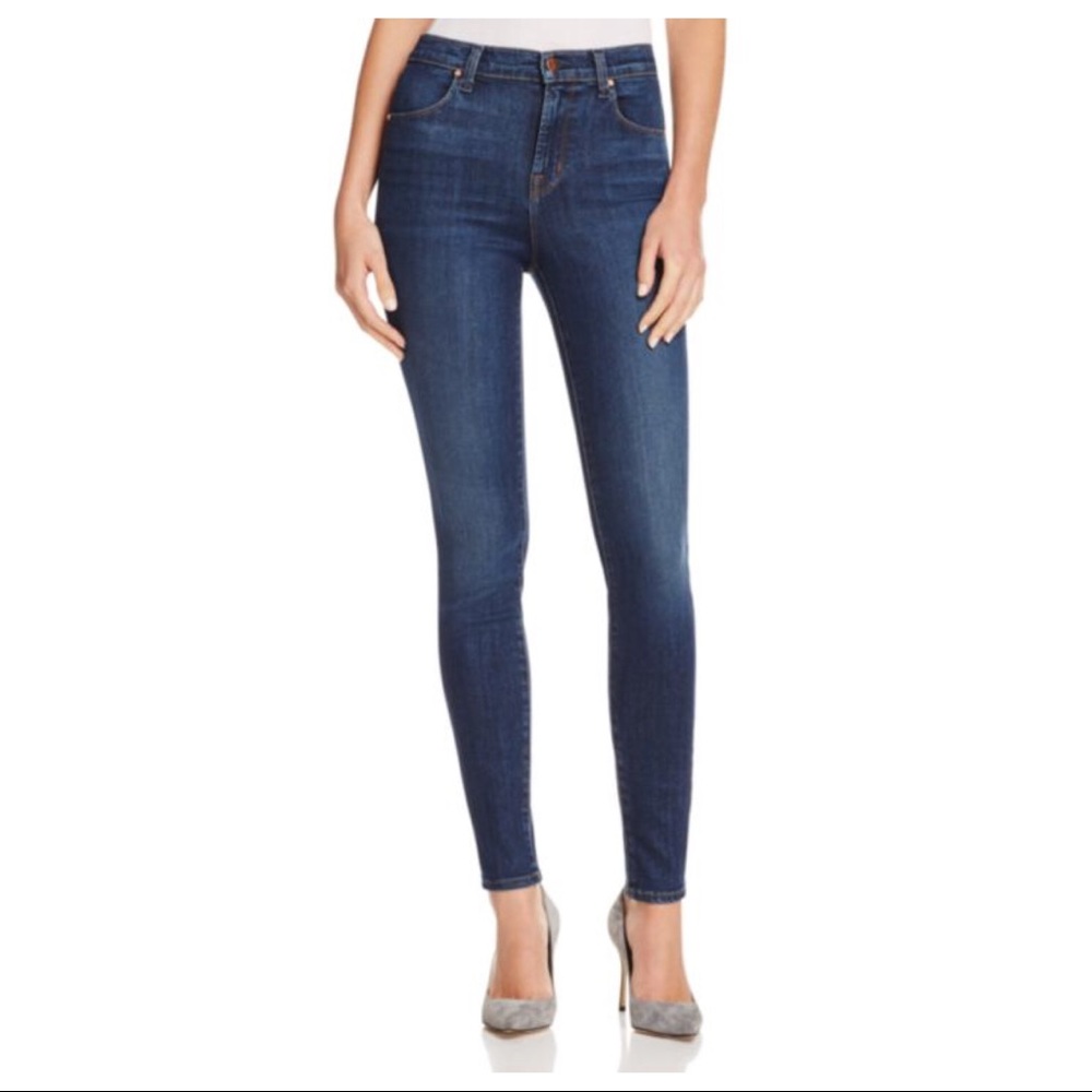 J Brand / Maria high-rise skinny jeans
