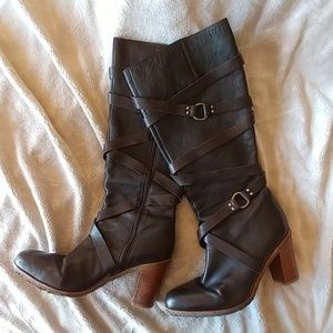 Sexy leather boots