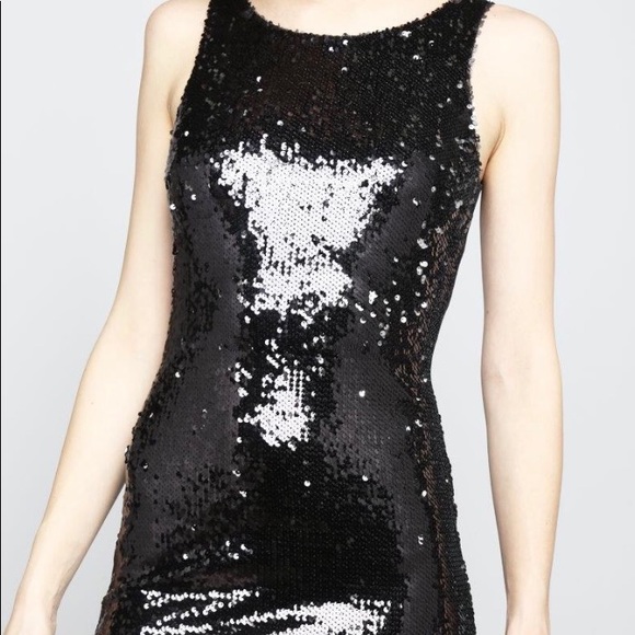 50% OFF SALE! BLACK SEQUIN DRESS Size S - Picture 7 of 7
