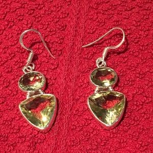 Sterling silver citrine Earrings