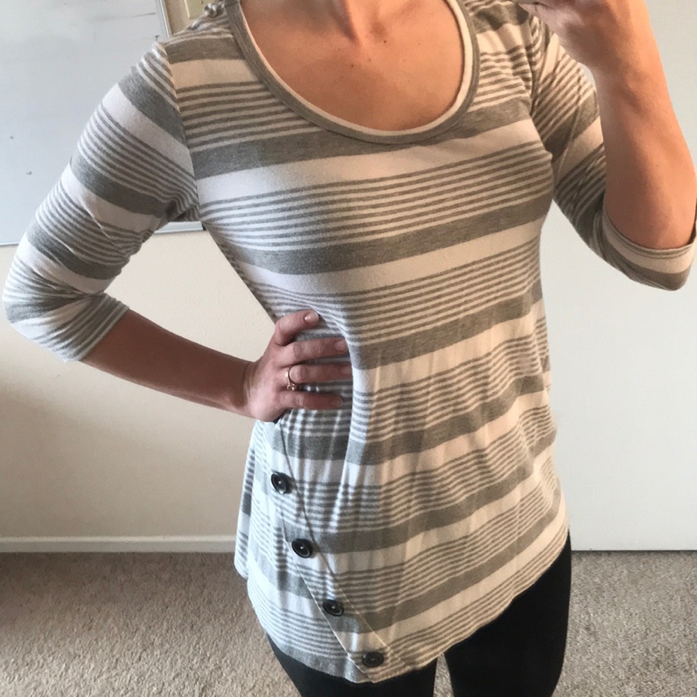 BKE Red tunic quarter sleeve