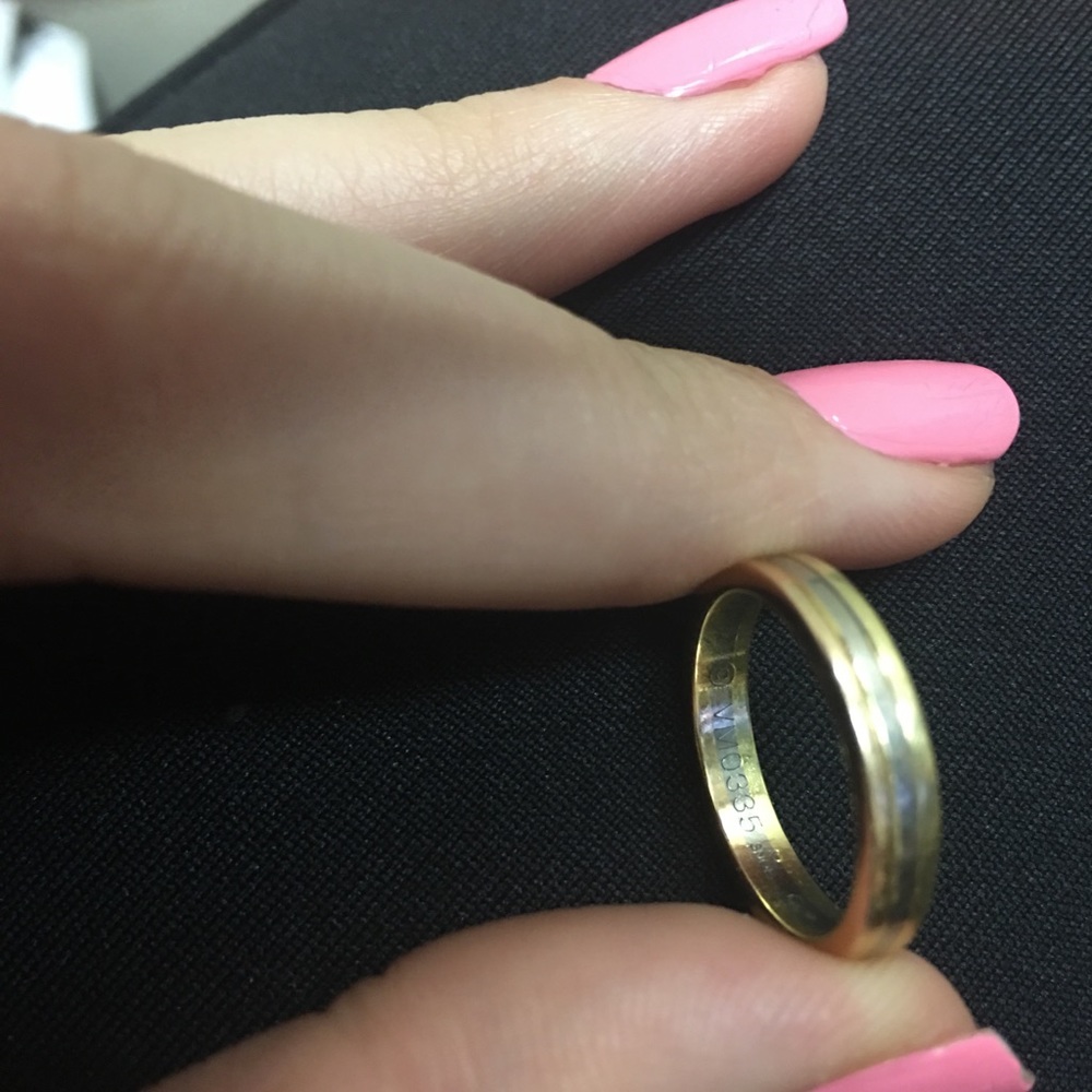 AUTHENTIC CARTIER TRIBAND RING WITH BOX SIZE 51
