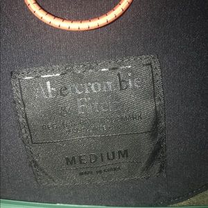 Medium Abercrombie and Fitch camo zip-up hoodie.