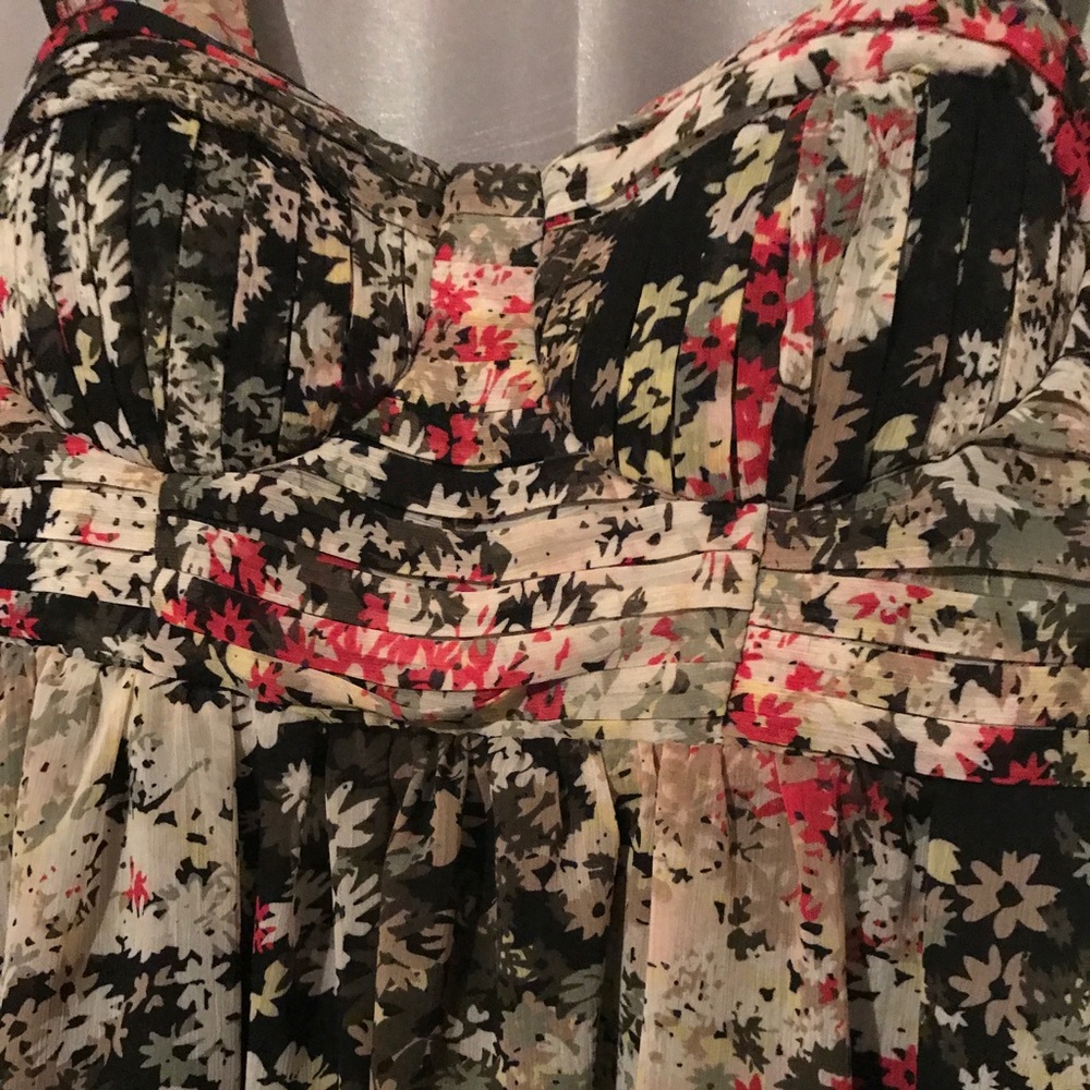 Floral knee length dress