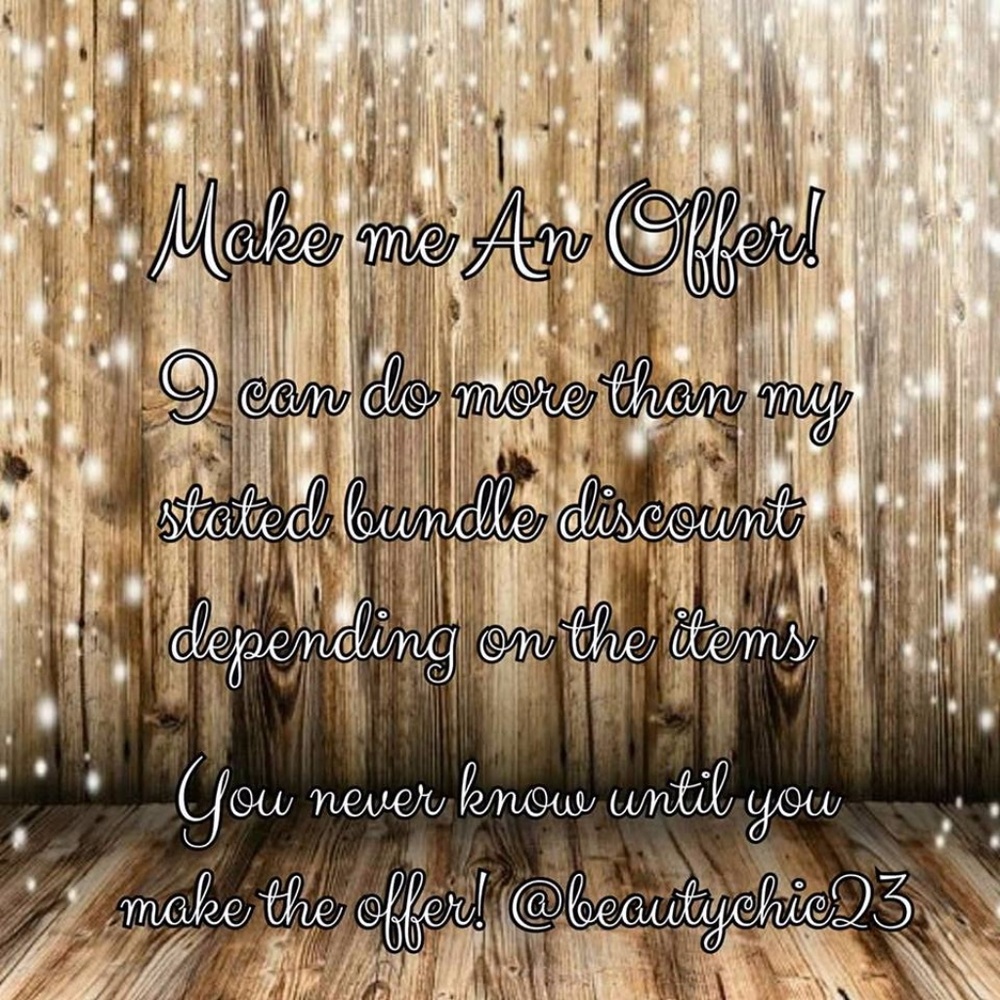 Make an Offer, You Never Know. @beautychic23