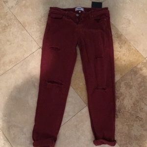 Burnt orange Paige Jeans