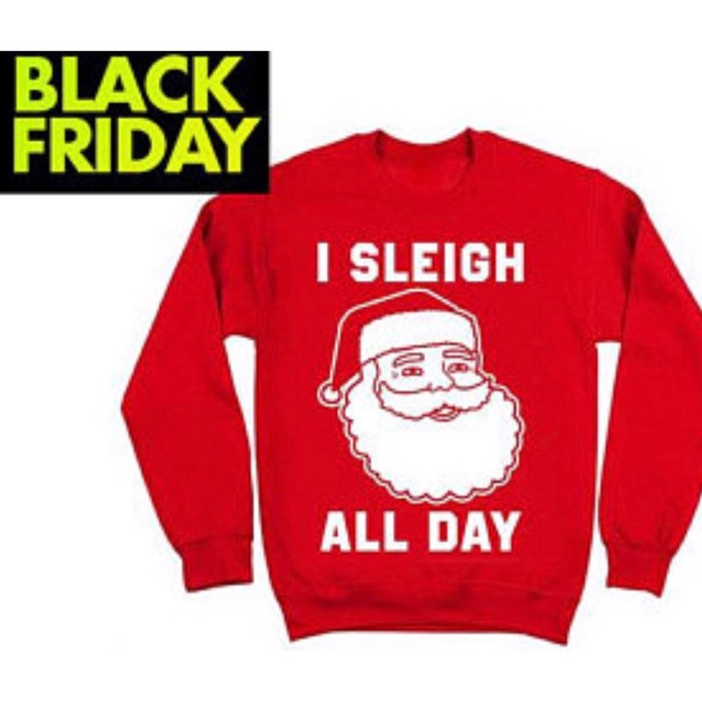 I Sleigh All Day Ugly Funny Christmas Sweater